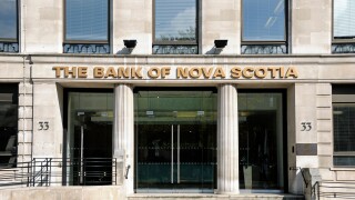 The Bank of Nova Scotia, Finsbury Square, Islington, London, England, UK