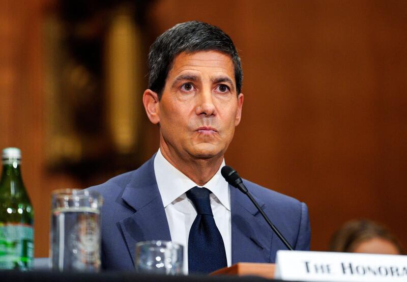 Washington, DC, USA. 21st Apr, 2026. Former Federal Reserve Governor Kevin Warsh, United States President Donald J Trump's nominee to be the next Chair of the Federal Reserve replacing Jerome H Powell, testifies before US Senate Committee on Banking, Hous