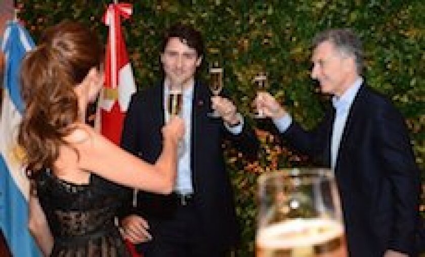 Mauricio Macri, Justin Trudeau, Canada, Argentina, LatAm