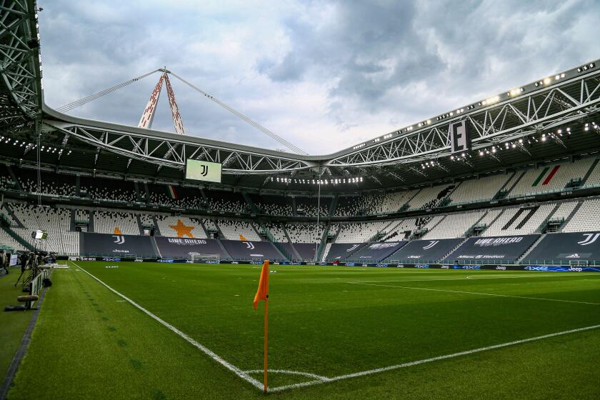 A general view of Allianz Stadium during the match between Juventus FC and FC Internazionale on may 15, 2021 in Turin, Italy.
