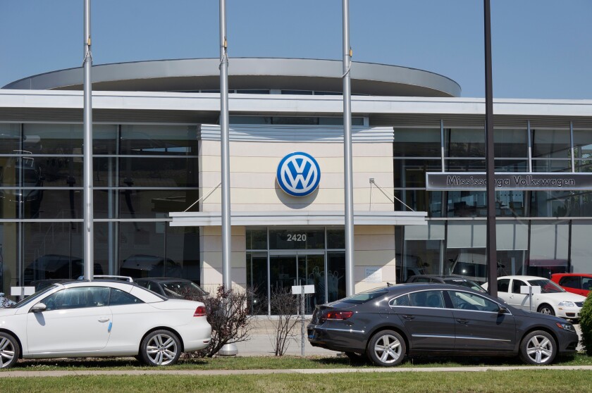 Volkswagen Dealership Entrance