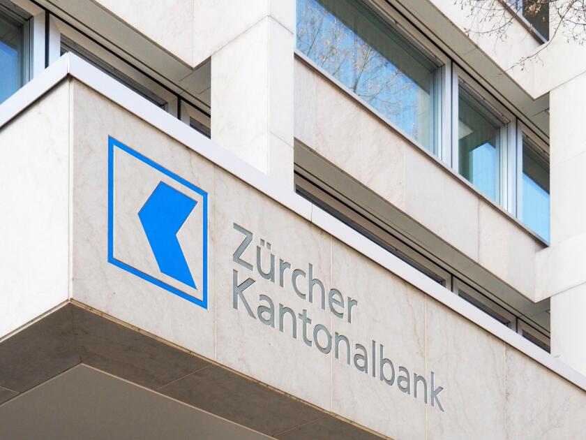 Logo der Zurcher Kantonalbank (ZKB), Hauptsitz in Zurich
