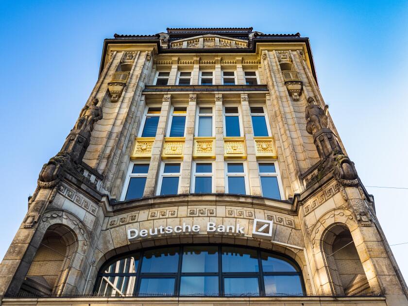 Deutsche Bank Office in Hamburg Germany