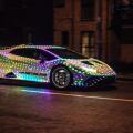 Lamborghini on the Aylesbury Christmas Run, Berryfields, Aylesbury, Buckinghamshire, England