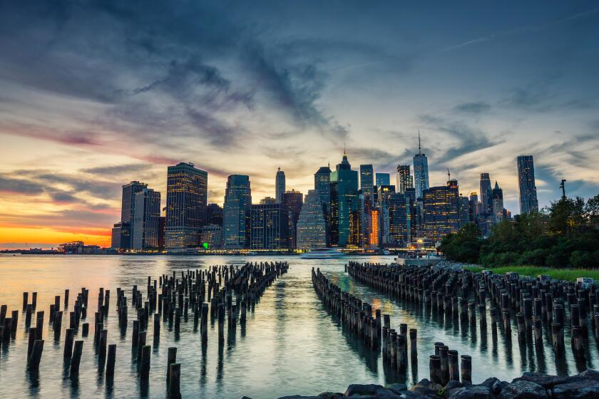 Downtown Manhattan skyline, New York City, a view from Brooklyn