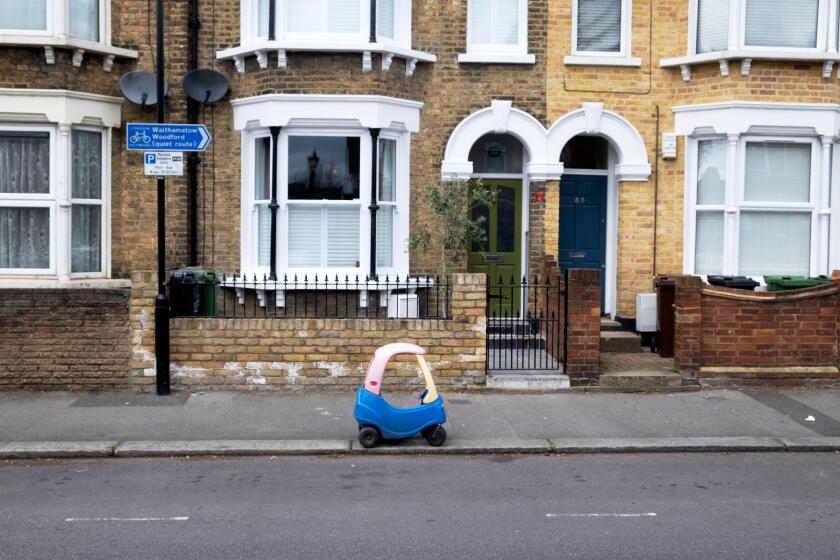 Parked car outside house on street in Walthamstow London E17 England Great Britain UK 2024   KATHY DEWITT