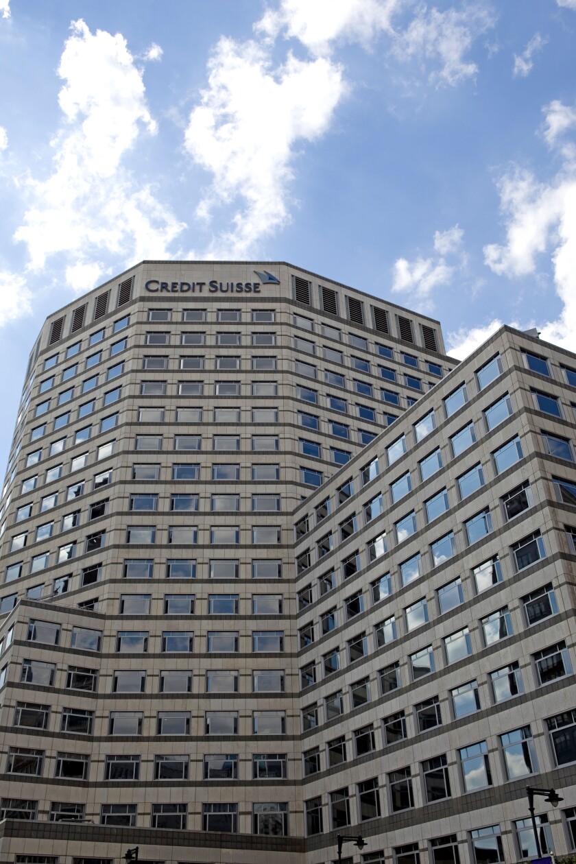 Credit Suisse Building in Canary Wharf