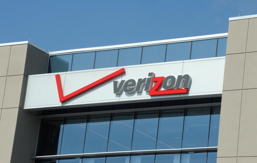 May 31, 2016 - Heathrow, Florida, United States - A Verizon finance center is seen in Heathrow, Florida on May 31, 2016.  Nearly 40,000 Verizon workers who have been on strike for almost seven weeks are scheduled to return to work on June 1, 2016, three d