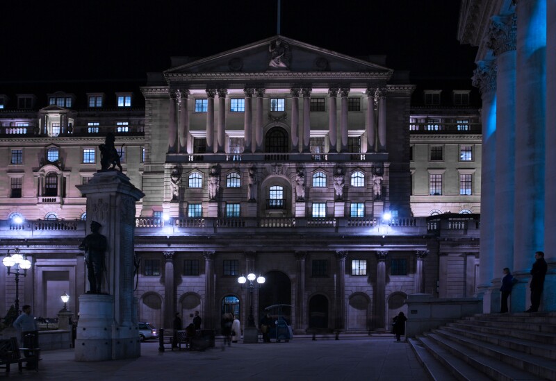 Bank of England headquarters Threadneedle Street City of London. Image shot 12/2008. Exact date unknown.