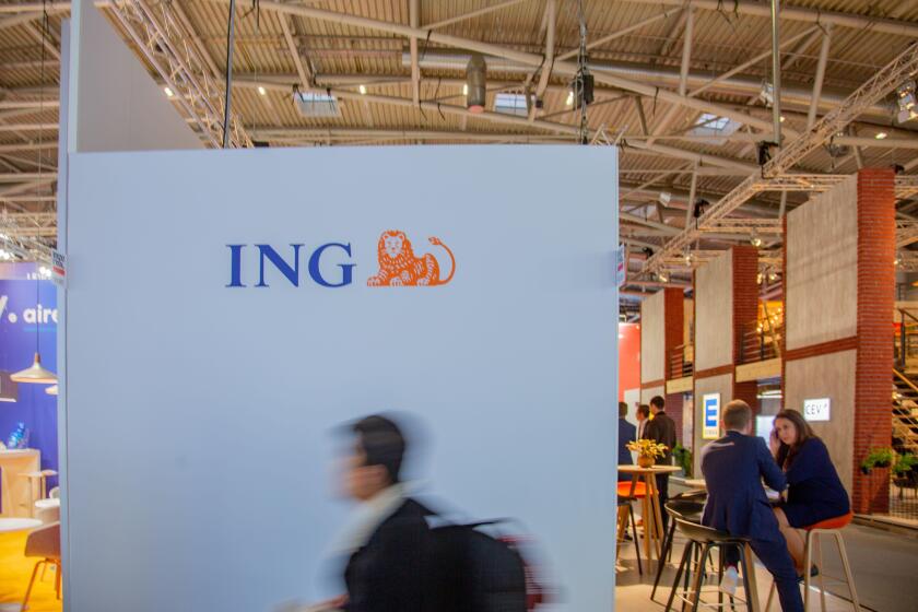 ING Diba Group bei der 24. Internationale Fachmesse fur Immobilien und Investitionen Expo Real am 6.10.2022 in Munchen. Seit 1998 findet die Fachmesse fur Immobilien und Investitionen jahrlich im Oktober in der bayerischen Landeshauptstadt Munchen statt. 