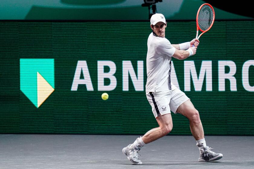 Andy Murray of Great Britain during the ABN AMRO World Tennis Tournament 2021, ATP 500 tournament on March 1, 2021 at the Rotterdam Ahoy in Rotterdam, Netherlands - Photo Henk Seppen / Orange Pictures / DPPI / LiveMedia