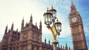Big Ben and the houses of parliament in London