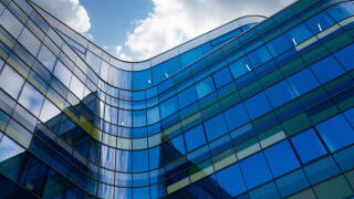 Helsinki, Finland. August 28 2025. the facade of a modern building in the city centre