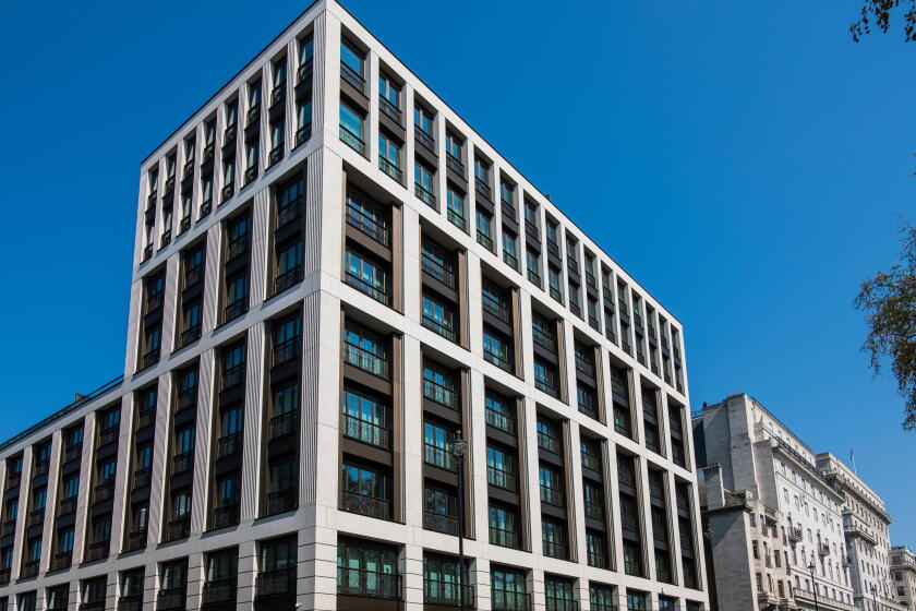 Clarges Mayfair building, 82-84 Piccadilly, London, England, U.K.