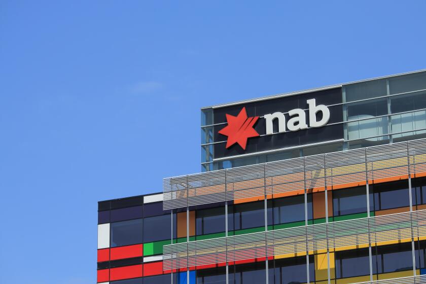 Logo of National Australia Bank NAB, One of the four largest bank in Australia and 17th in the world.