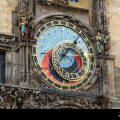 Prague, Czech Republic - August 8, 2024: Prague astronomical clock on Old Town Hall in Prague, Czech Republic.