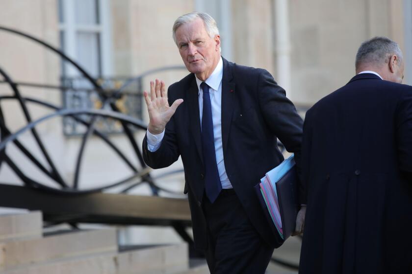 Paris, France on 10 october 2024, Michel Barnier, Prime Minister. Francois Loock/Alamy Live News