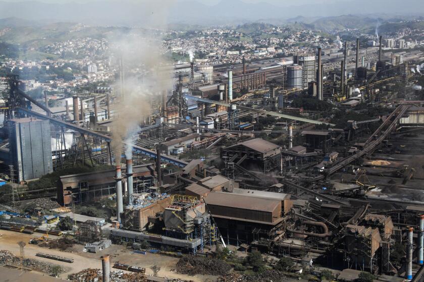 Aerial view of CSN - National Steel Products Company. Image shot 05/2013. Exact date unknown.