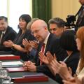 Chancellor of the Exchequer John Healey, during new Prime Minister Andy Burnham's first Cabinet meeting in Downing Street, London. Picture date: Tuesday July 21, 2026.