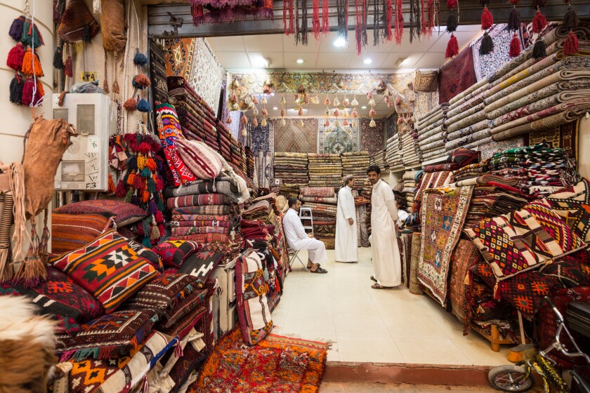 carpet sellesr, Souq al-Thumairi, Deira, Riyadh, Saudi Arabia