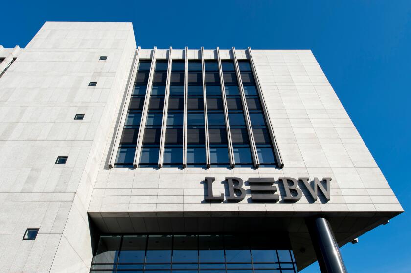Headquarters of LBBW Bank, Landesbank Baden-Wuerttemberg, Stuttgart, Baden-Wuerttemberg