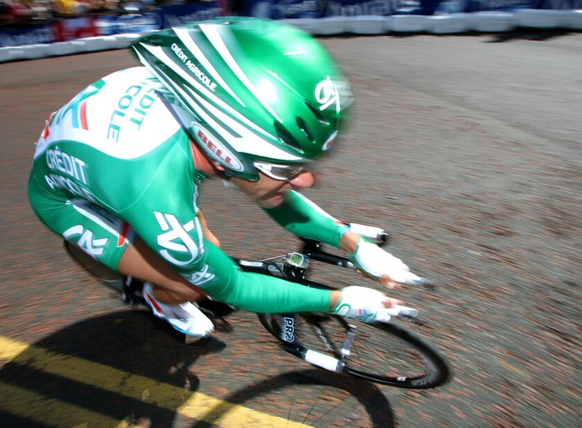 Cycling - Tour de France - Prologue - London. France's Anthony Charteau of the Credit Agricole Team