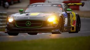 Mercedes SLS AMG GT3, Haribo Racing Team, ADAC Zurich 24-hour race at the Nurburgring race track in 2015, Nurburg