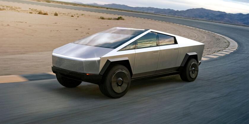Tesla Cybertruck, better utility than a truck with more performance than a sports car expected to begin production in 2022 with a 250 mile plus range capable of towing up to 4 tons in weigh.