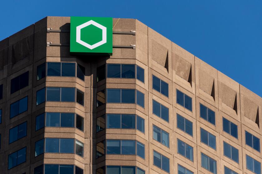 Montreal, CA - 15 October 2019: New Desjardins Logo at the top of the Complexe Desjardins building.