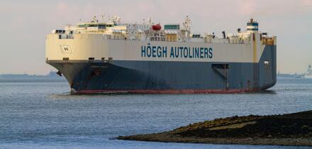 Terneuzen, Zeeland, Netherlands. Hoegh Autoliners