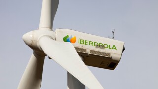 A wind farm near La Calahorra in Andalucia, Spain.