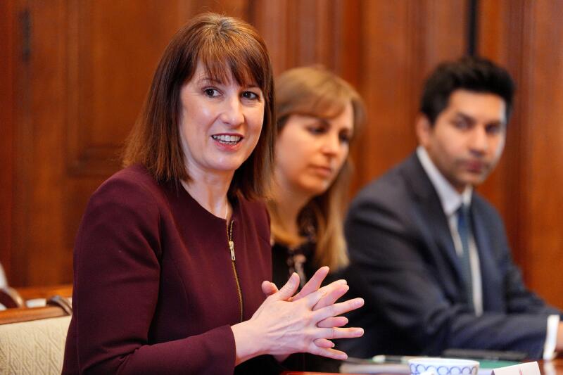 Chancellor of the Exchequer Rachel Reeves during a meeting at Downing Street in London with regulators. She is expected to use the meeting to announce more detail on how the Government will cut the cost of regulation by a quarter and set out plans to slim