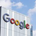 A Google office building in downtown Kitchener is seen during the day.