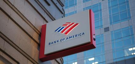 Salt Lake City,Utah,USA-June 16th 2024: Bank of America company brand logo