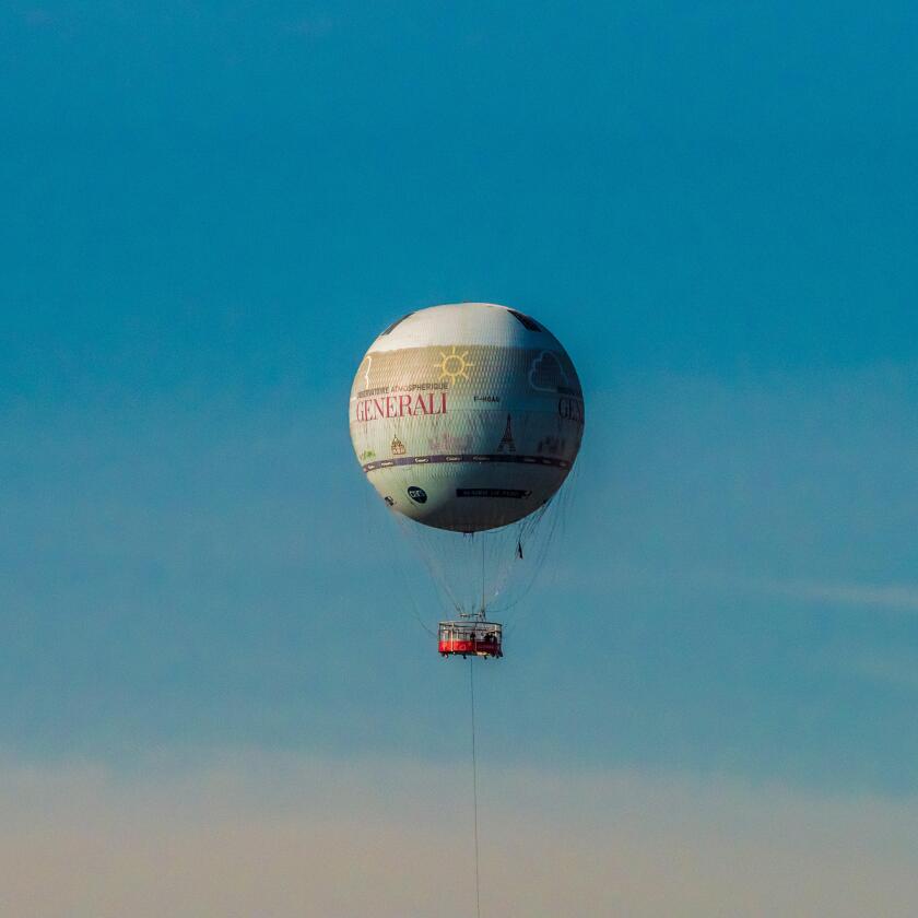 Balloon Generali in Parc Andre Citroen, Paris, France