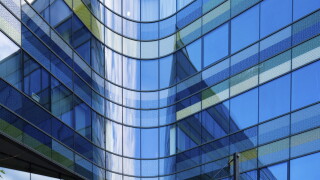 Helsinki, Finland. August 28 2025. the facade of a modern building in the city centre