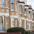 uk terraced housing in Hull, Yorkshire, England, UK