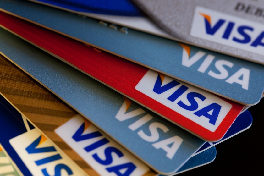 Visa credit cards
