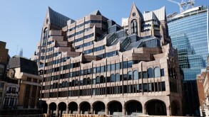 minster court office block building city of london england uk