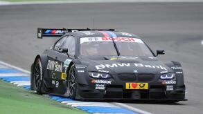 Canadian BMW race pilot Bruno Spengler drives during the first race of the German Touring Car Masters (DTM) at Hockenheimring in Hockenheim, Germany, 29 April 2012. Photo: UWE ANSPACH