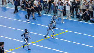 The opening ceremony of the World Humanoid Robot Games is held in Beijing, China. 14th Aug, 2025. (Photo by Imaginechina/Sipa USA) Credit: Sipa US/Alamy Live News