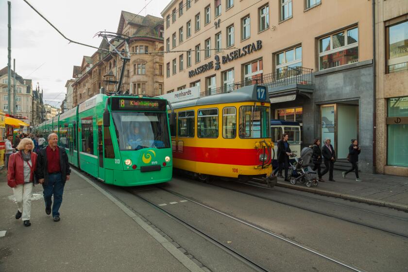 The city of Basel, Switzerland.