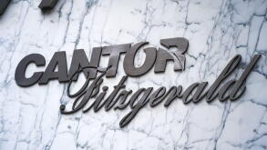 New York, NY - April 26, 2023 : Cantor Fitzgerald, L.P. American financial services firm with investment banking services brokerage.