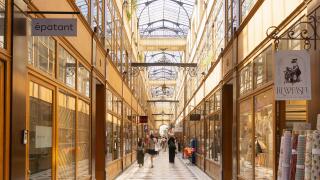 Passage Du Grand Cerf - a covered walkway in the Montrogueil neighbourhood of Paris, France.
