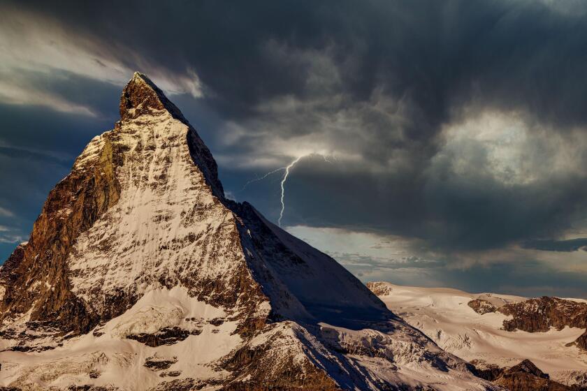 Storm clouds over Matterhorn