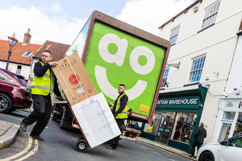 AO delivery, AO.com, Delivering AO appliances, AO delivery truck, AO, delivery, delivering, appliances, AO electrical, electrical goods, AO World