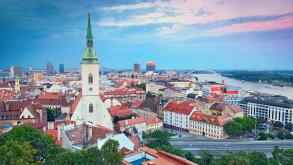 Image of Bratislava, the capital city of Slovak Republic.