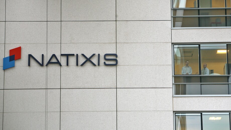 ILLUSTRATION FACADE OF THE OFFICES OF NATIXIS BANK, PARIS, FRANCE