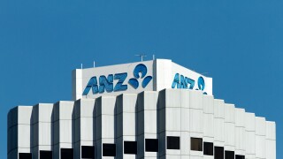 ANZ bank sign