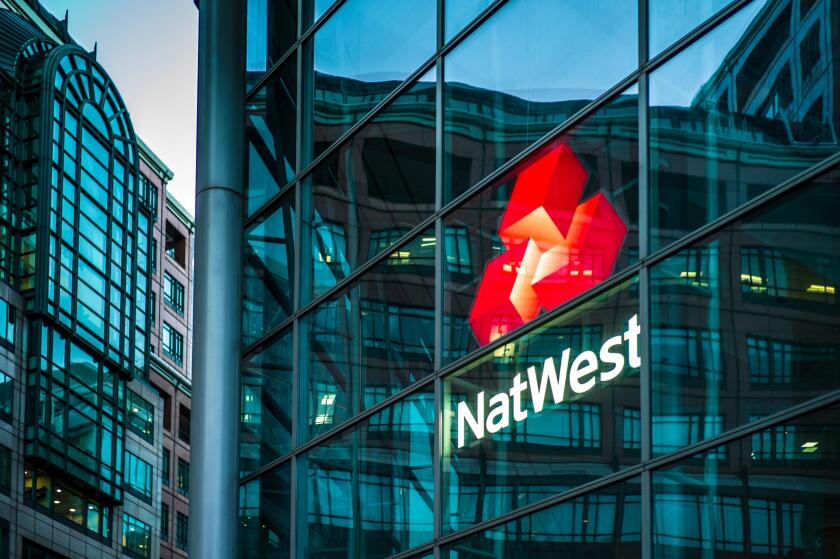 Natwest HQ London - Natwest Headquarters London at 250 Bishopsgate near Spitalfields in the City of London. The building was formerly branded RBS.
